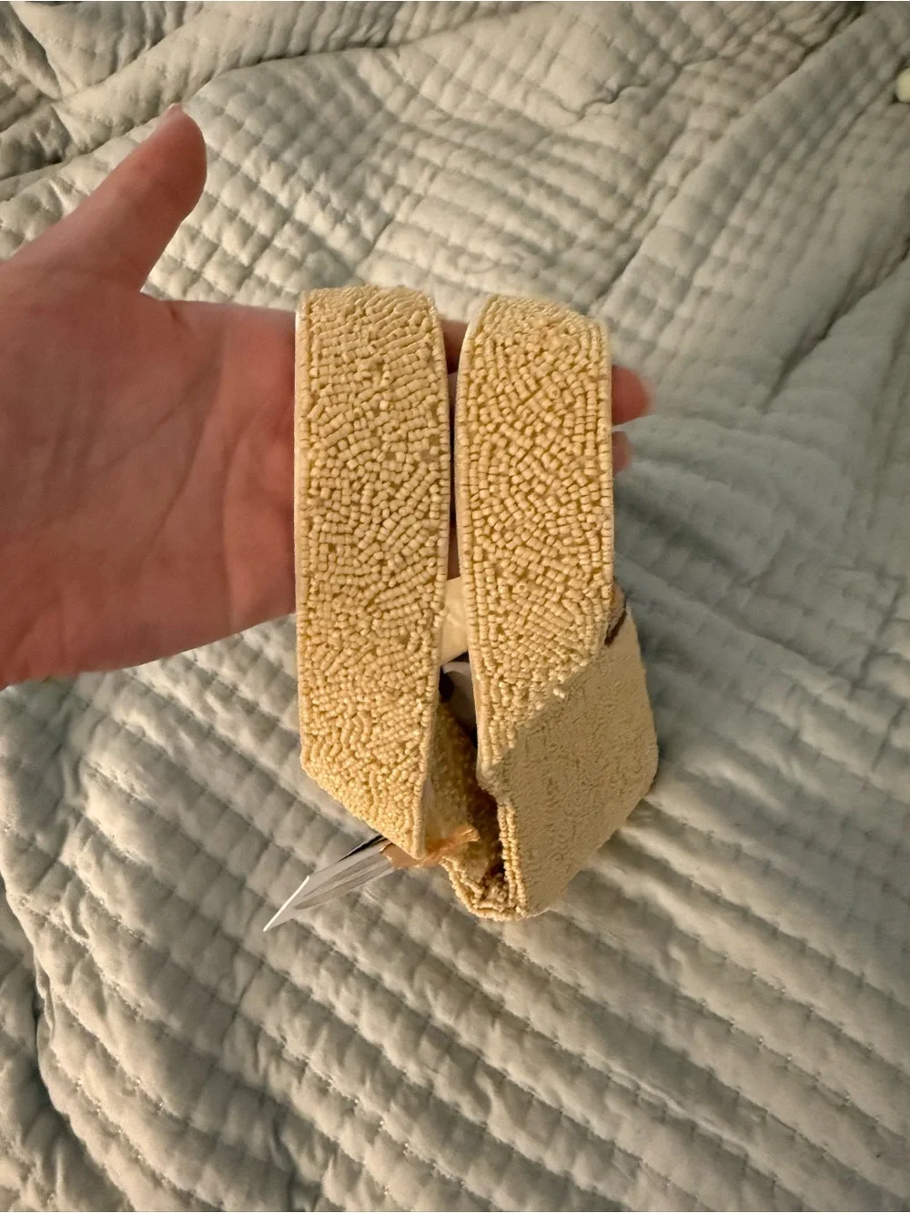 Viral TJ Maxx Beaded Fall Pumpkin Bag in Cream and Orange